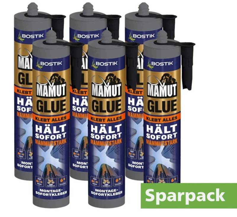 BOSTIK Montagekleber Bostik Montagekleber Mamut Glue Sparpack 6 x 450 g BOSTIK Montagekleber Bostik Montagekleber Mamut Glue Sparpack 6 x 450 g von BOSTIK