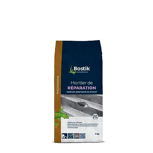 Bostik 30125121 Reparaturmörtel, 5 kg, Grau von BOSTIK