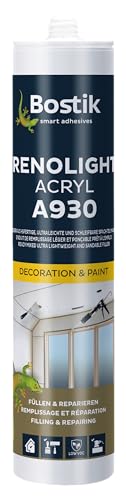 Bostik A930 Renolight Acryl weiß 1K Acryl Dichtstoff 300ml Kartusche von BOSTIK