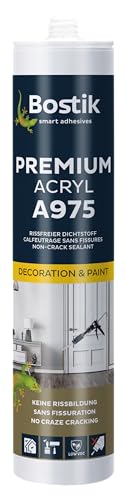 Bostik A975 Premium Acryl weiß 1K Acryl Dichtstoff 300ml Kartusche von BOSTIK