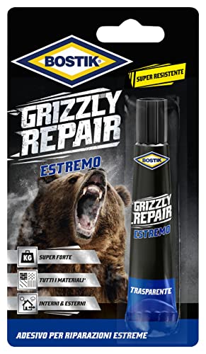 Bostik Grizzly Repair Extremer Superkleber für Reparaturen extra stark 20g transparent von Bostik