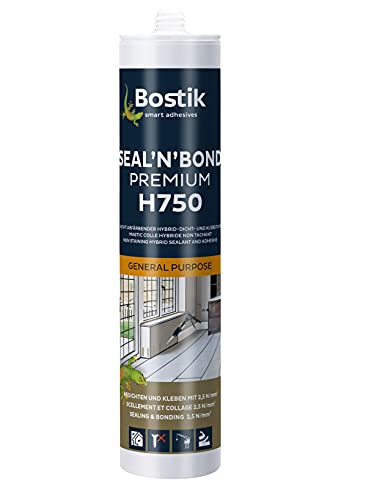 Bostik H750 Seal N Bond Premium 1K Hybrid Klebdichtstoff 435g Kartusche weiß von BOSTIK