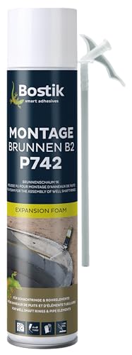 Bostik 30613655 P742 Montage BRUNNEN Montageschaum B2 / B3, Beige von BOSTIK