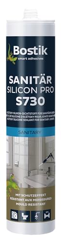 Bostik S730 Sanitär Silicon Pro hellbeige 1K Silikon Dichtstoff 300ml Kartusche von BOSTIK