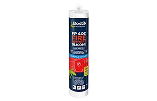 Bostik Schwarz Silikon Neutral Feuerfest FP 402 Fire Protect SIL Kartusche 280 ml von BOSTIK