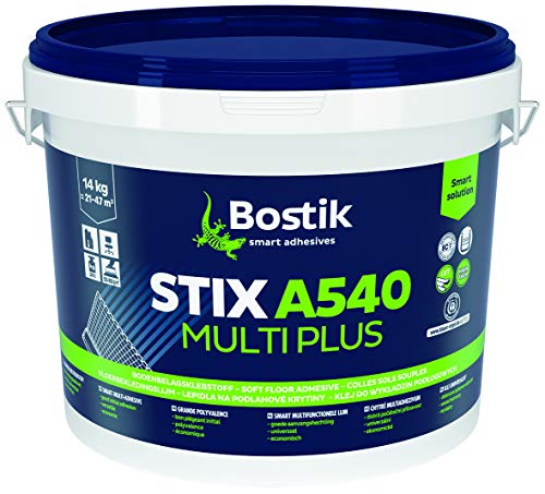 Bostik Stix A540 Multi Plus Smarter Multiklebstoff Bodenbelag Kleber 14kg Eimer von BOSTIK