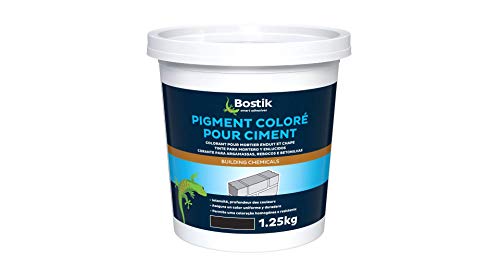 Farbiges Pigment für Zement, 1,25 kg, Schwarz von BOSTIK