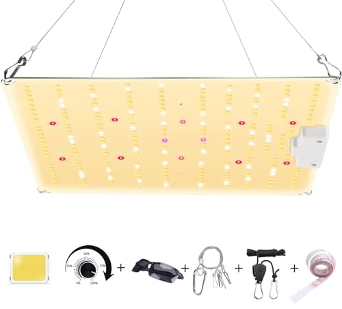 BOSYTRO LED Pflanzenlampe 800W Grow Light Pflanzenlicht Vollspektrum Mit UV und Dimmbarer Funktion Wachstumslampen für Pflanzen Geeignet für Gemüse und Blumen Zimmerpflanzen von BOSYTRO