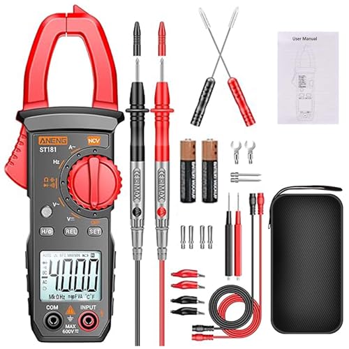 Digitales Stromzange AC DC Multimeter: True-RMS 4000 Counts Strommesszange Amperemeter mit Automatischer Bereichswahl zum Messen von AC/DC-Spannung Strom Widerstand Kapazität Durchgang NCV-Erkennung Digitales Stromzange AC DC Multimeter: True-RMS 4000 Counts Strommesszange Amperemeter mit Automatischer Bereichswahl zum Messen von AC/DC-Spannung Strom Widerstand Kapazität Durchgang NCV-Erkennung von BOTEWO