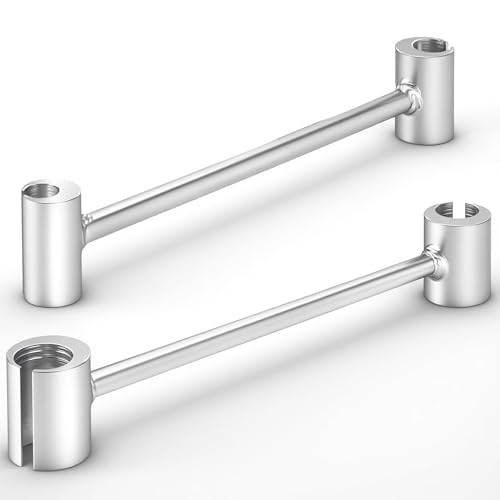 Türscharniereinstellungsschlüssel: 2 Stück Türscharnier-Raumeinstellungsschlüssel für Flaggenscharniertüren (14 + 19 + 23 + 25 mm) von BOTEWO