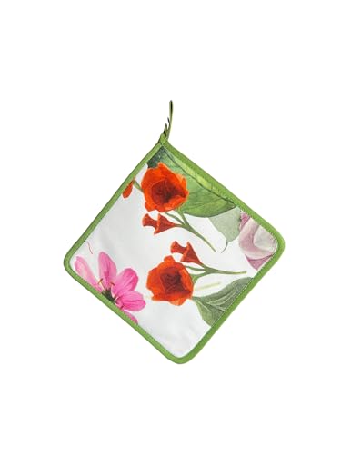 BOTTARO Quadratischer Topflappen mit Muster aus Panama aus 100 % merzerisierter Baumwolle (MARILYN) von BOTTARO