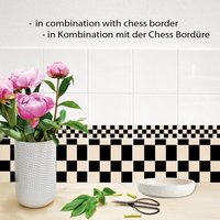 Dopamine Decor Fliesenaufkleber Für Wand&boden - 4Er Set Chess 12 Dopamine Decor Fliesenaufkleber Für Wand&boden - 4Er Set Chess 12 von BOUBOUKIshop
