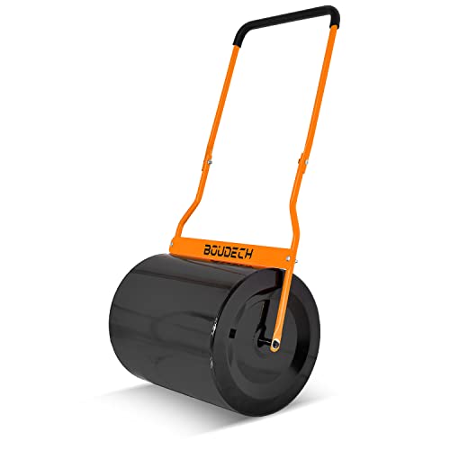 BOUDECH® Tabur Manuelle Rasenwalze 50 cm mit ergonomischem Griff - Gartenwalze mit abnehmbarem Deckel - max. Kapazität 62 l von BOUDECH