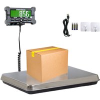 Boudech - Denagram - Industrielle Paketwaage 120Kg mit batteriebetriebener LCD-Anzeige und usb von BOUDECH