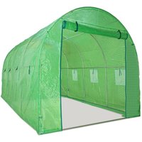 Boudech - Gew�chshaus 2,5x4 m mit Tunnelstruktur aus verzinktem Stahl und PE-Netzabdeckung. Gew�chshaus 10sqm 250x400x190cm von BOUDECH