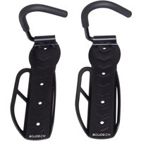 Boudech - Ramos - 2er-Set platzsparende WandfahrradtrŠger fŸr 2 FahrrŠder 30 kg Metall Schwarz Boudech - Ramos - 2er-Set platzsparende WandfahrradtrŠger fŸr 2 FahrrŠder 30 kg Metall Schwarz von BOUDECH