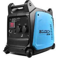 Boudech - Zeus 3500 - Professioneller 3KW/6HP Digitaler Wechselrichter-Generator mit ohv 4-Takt 152cc Energiespargeneratorsatz 3500W von BOUDECH