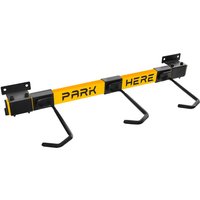 Bringer - Vertikaler Wandfahrradtr�ger mit 3 Pl�tzen aus verzinktem Stahl mit PVC-beschichteten Haken. Modularer verstellbarer Fahrradtr�ger, der mit Bringer - Vertikaler Wandfahrradtr�ger mit 3 Pl�tzen aus verzinktem Stahl mit PVC-beschichteten Haken. Modularer verstellbarer Fahrradtr�ger, der mit von BOUDECH