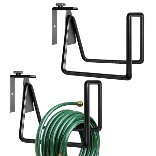 BOUFEIDA 2 Stück Schlauchhalter, Gartenschlauchhalter Wandhalterung, Gartenschlauch Aufhängung für Wasserschlauch, Verstellbare Schlauchtrommel für Wasserschläuche Aufbewahrungs Verlängerungskabel BOUFEIDA 2 Stück Schlauchhalter, Gartenschlauchhalter Wandhalterung, Gartenschlauch Aufhängung für Wasserschlauch, Verstellbare Schlauchtrommel für Wasserschläuche Aufbewahrungs Verlängerungskabel von BOUFEIDA