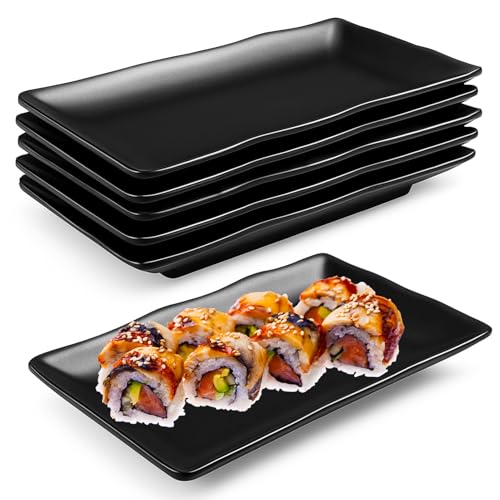 BOUFEIDA Bocguy 4 Stück Teller Rechteckig, Servierplatte, 20.7 x 12.8 x 2.7cm Servierplatte Porzellan Rechteckige, Speiseteller für Fleisch, Sushi, Snacks, Salate, Antipasti BOUFEIDA Bocguy 4 Stück Teller Rechteckig, Servierplatte, 20.7 x 12.8 x 2.7cm Servierplatte Porzellan Rechteckige, Speiseteller für Fleisch, Sushi, Snacks, Salate, Antipasti von BOUFEIDA