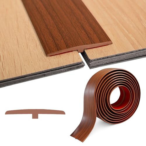 Übergangsprofil T Profil, 5cmx3m Übergangsprofil Selbstklebend, Übergangsleiste Boden, Türschwellen Leiste, PVC Abdeckleiste Flexible für Verbindungsböden Lücken von Laminatdielenfliesen(Braun) Übergangsprofil T Profil, 5cmx3m Übergangsprofil Selbstklebend, Übergangsleiste Boden, Türschwellen Leiste, PVC Abdeckleiste Flexible für Verbindungsböden Lücken von Laminatdielenfliesen(Braun) von BOUFEIDA
