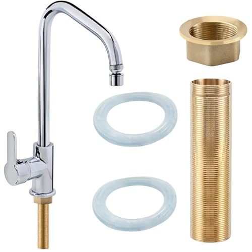 BOULESENM 1 Set Wasserhahn Verlängerung,Kontermutter Kit Verlängerung,Faucet Extender,Wasserhahn Schlauch Verlängérung,Wasserhahnverlängerung mit Gewinderohr für Einbau von Wasserhähne BOULESENM 1 Set Wasserhahn Verlängerung,Kontermutter Kit Verlängerung,Faucet Extender,Wasserhahn Schlauch Verlängérung,Wasserhahnverlängerung mit Gewinderohr für Einbau von Wasserhähne von BOULESENM