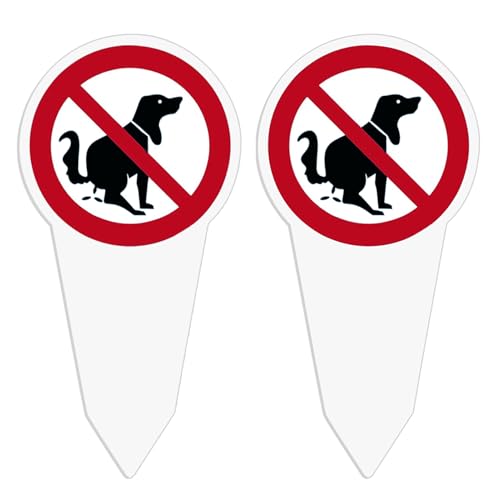 BOULESENM 2 PCS Steckschilder Kein Hundeklo, Kein Hundeklo Schild mit Erdspieß, Schild Hunde Kacken Verboten,Steckschild Hier ist kéin Hundéklo, 30,75 x 15 cm, 2,7 mm Starkes PVC BOULESENM 2 PCS Steckschilder Kein Hundeklo, Kein Hundeklo Schild mit Erdspieß, Schild Hunde Kacken Verboten,Steckschild Hier ist kéin Hundéklo, 30,75 x 15 cm, 2,7 mm Starkes PVC von BOULESENM