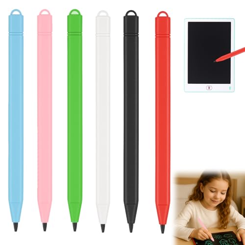 BOULESENM 6PCS LCD Schreibtafel Stift, Ersatzstift Stift für LCD-Schreibtafel, LCD Tafel Stift, Writing Board Pens, Schreibtafel pens für LCD, Geeignet für LCD-Schreibtabletts Farbe BOULESENM 6PCS LCD Schreibtafel Stift, Ersatzstift Stift für LCD-Schreibtafel, LCD Tafel Stift, Writing Board Pens, Schreibtafel pens für LCD, Geeignet für LCD-Schreibtabletts Farbe von BOULESENM