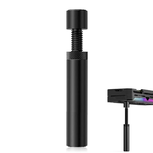 BOULESENM Grafikkarten Halterung,Grafikkartén Stütze,Grafikkarten Halter,GPU Holder,Schwarz Grafikkartén-GPU-Halterung Aus Aluminium, 74MM-120MM,Stabile Stütze von BOULESENM