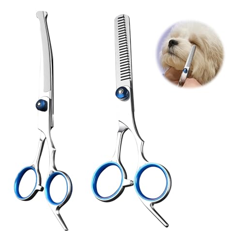 BOULESENM Hundeschere,Für Hunde, Hund und Katze Sicherheit Runde Spitze Grooming Schere,Hundeschere gebogen,Schere Hundehaare Schneiden,Scheren Set Für Hunde BOULESENM Hundeschere,Für Hunde, Hund und Katze Sicherheit Runde Spitze Grooming Schere,Hundeschere gebogen,Schere Hundehaare Schneiden,Scheren Set Für Hunde von BOULESENM