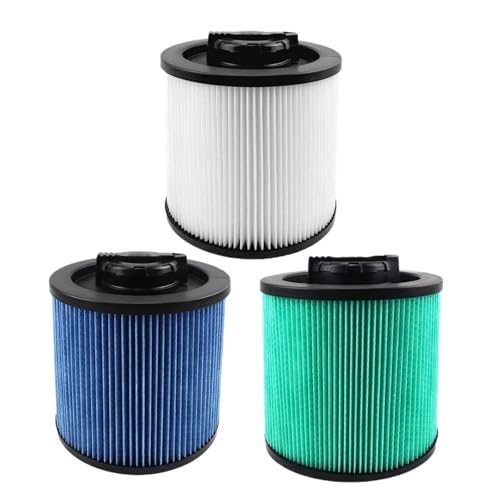 Ersatzfilter, Kompatibel Mit DeWalt DXVC6910/DXVC6912/DXVC6914, Vakuumfilterkartusche(3pcs) von BOULINFJZ