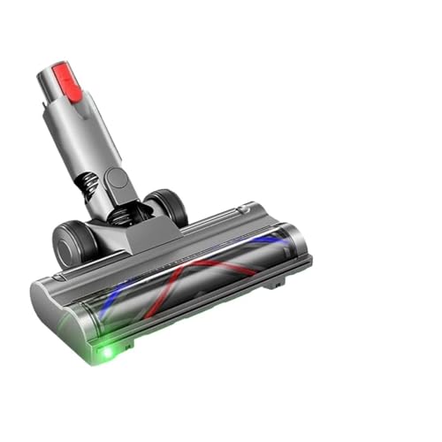 Staubsaugeraufsatz, Kompatibel Mit Dyson V10 Slim V12, Slim Floor Soft Roller Bürstenkopf Mit LED-Staublichtern von BOULINFJZ