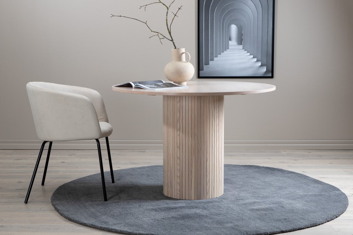 BOURGH Esstisch BIANCA Esszimmertisch / runder Tisch ⌀110x75cm in modernem Design von BOURGH