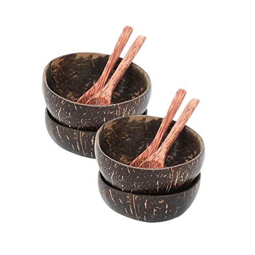 BOURGH Kokosnuss Schüssel 4er Set SOMBA mit Löffel Schale Müslischale Buddah Bowl Frühstücksschale Smoothie Acai Bowl Naturprodukt BOURGH Kokosnuss Schüssel 4er Set SOMBA mit Löffel Schale Müslischale Buddah Bowl Frühstücksschale Smoothie Acai Bowl Naturprodukt von BOURGH