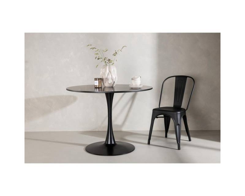 BOURGH Säulen-Esstisch GLOBE runder Esstisch Ø100cm - Esszimmertisch in modernem Design von BOURGH