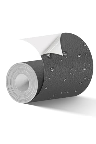 BOUYEER Leder Reparatur Set Dunkelgrau, 40 * 210 CM Kunstleder Selbstklebend, Umweltfreundliche & Geruchsfrei Kunstleder Reparaturset, Möbel/Sofa/Autositze/Taschen/Renovierung, Dunkelgrau BOUYEER Leder Reparatur Set Dunkelgrau, 40 * 210 CM Kunstleder Selbstklebend, Umweltfreundliche & Geruchsfrei Kunstleder Reparaturset, Möbel/Sofa/Autositze/Taschen/Renovierung, Dunkelgrau von BOUYEER
