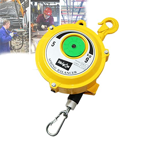 Einstellbarer Federzug Balancer Federzug-Halterung Balancer mit Manuelle Sperrfunktion und Einstellgerät für Aufhänge- und Befestigungswerkzeuge für Werksmontagelinien(Size:5-9kg) von BOVDC
