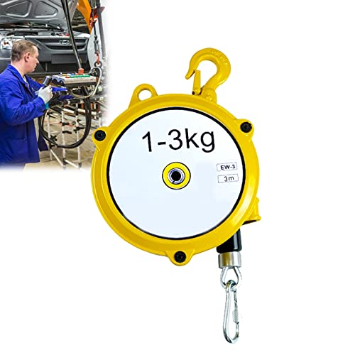 Federzug Balancer, Spring Balancer mit Turmradseil und Sicherheitsschnalle, Einstellbarer Federzug Werkzeughalter für Fabrik und Werkstatt, Verbessern Sie Die Arbeitseffizienz(Size:1-3kg) von BOVDC