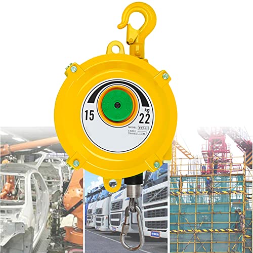 Federzug Balancer 15-22kg/22-30kg, Retractable Self-locking Spring Balancer for Factory and Workshop, Spring Pull Holder Balancer with 1.5m Pulley, Alloy Hook and Self-locking Function(Size:15 to 22KG Federzug Balancer 15-22kg/22-30kg, Retractable Self-locking Spring Balancer for Factory and Workshop, Spring Pull Holder Balancer with 1.5m Pulley, Alloy Hook and Self-locking Function(Size:15 to 22KG von BOVDC