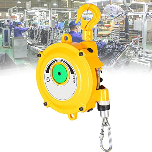 Spring Balancer 5-9kg/9-15kg/15-22kg/22-30kg, Retractable Spring Pull Tool Holder Hanging, Spring Pull Holder Balancer with 1.5m Pulley, Alloy Hook and Self-locking Function, Light Durable(Size:5 to 9 von BOVDC