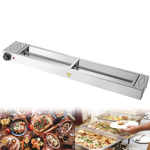 Wärmelampe Küche, Edelstahl Infrarot Speisenwärmer Lampe mit Lüftungsschlitze, Hängend Lebensmittel Wärmelampe für Buffet Barbecue, 30-85℃ Temperatur Einstellbar Wärmelampe für Essen(Size:1 Wärmelampe Küche, Edelstahl Infrarot Speisenwärmer Lampe mit Lüftungsschlitze, Hängend Lebensmittel Wärmelampe für Buffet Barbecue, 30-85℃ Temperatur Einstellbar Wärmelampe für Essen(Size:1 von BOVDC
