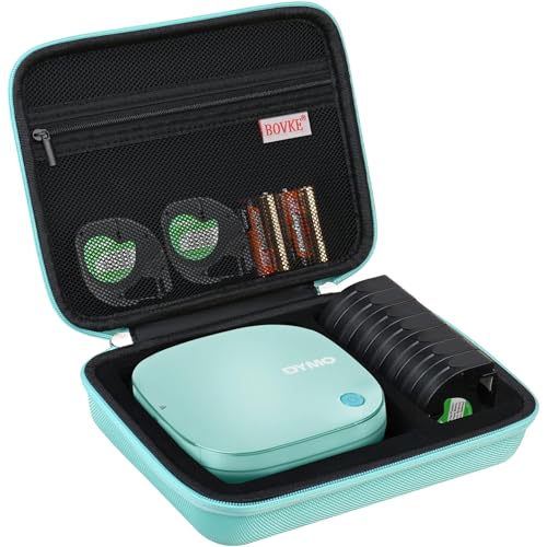 BOVKE Reisekoffer für LetraTag 200B Bluetooth Etikettenmacher, LetraTag drahtloser kompakter Etikettendruckerhalter mit zusätzlichem Platz für Letratag Refills Etikettenbänder, Daydream Blau BOVKE Reisekoffer für LetraTag 200B Bluetooth Etikettenmacher, LetraTag drahtloser kompakter Etikettendruckerhalter mit zusätzlichem Platz für Letratag Refills Etikettenbänder, Daydream Blau von BOVKE
