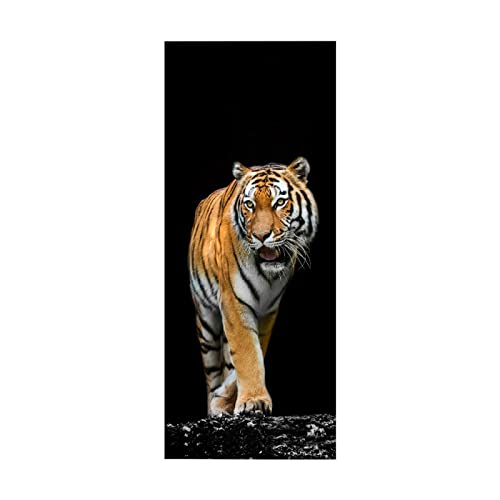3D Türaufkleber Der Tiger Türtapete selbstklebend TürPoster - Fototapete Türfolie Poster Tapete Aufkleber DIY Wandbild B100 x H215cm 3D Türaufkleber Der Tiger Türtapete selbstklebend TürPoster - Fototapete Türfolie Poster Tapete Aufkleber DIY Wandbild B100 x H215cm von BOVZOX