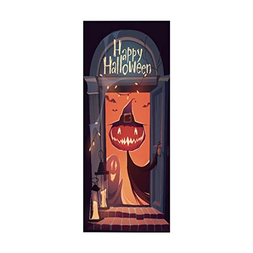 3D Türaufkleber Horror Türtapete selbstklebend TürPoster - Fototapete Türfolie Poster Tapete Aufkleber DIY Wandbild B100 x H215cm von BOVZOX