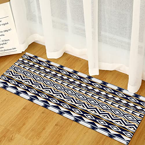 BOVZOX Küchenteppich Ethnischer Stil Küchenläufer rutschfest Küchenmatte für Küche und Bar Teppich Läufer waschbare Küchenläufer Küche Deko 60 x 180cm von BOVZOX