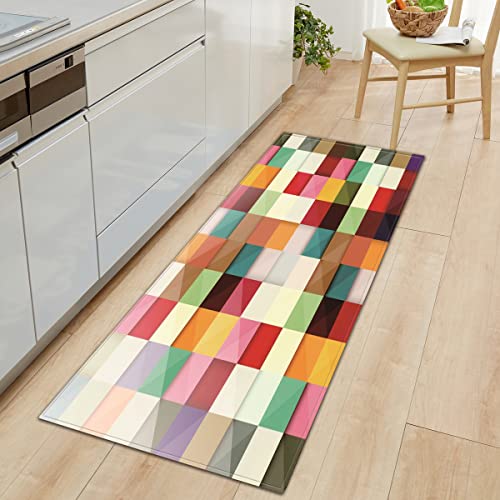 BOVZOX Küchenteppiche Farbe abstrakt Waschbar Küchenmatte Küchenteppich Badematten rutschfeste Teppich 60 x 180cm BOVZOX Küchenteppiche Farbe abstrakt Waschbar Küchenmatte Küchenteppich Badematten rutschfeste Teppich 60 x 180cm von BOVZOX