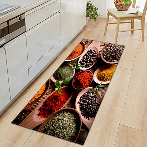 BOVZOX Küchenteppiche Farbgewürz Waschbar Küchenmatte Küchenteppich Badematten rutschfeste Teppich 40 x 100cm BOVZOX Küchenteppiche Farbgewürz Waschbar Küchenmatte Küchenteppich Badematten rutschfeste Teppich 40 x 100cm von BOVZOX