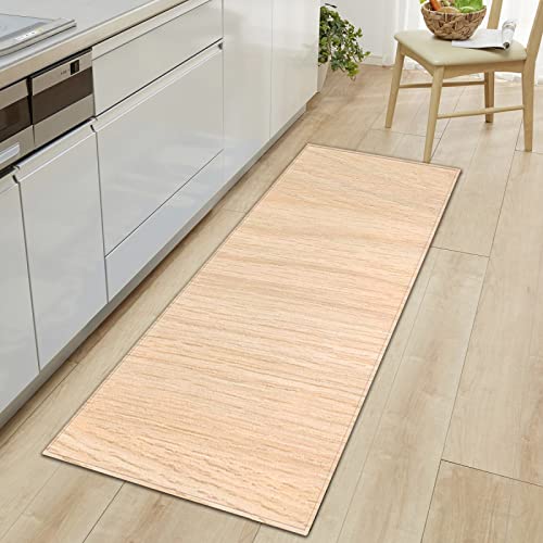 BOVZOX Küchenteppiche Planke Waschbar Küchenmatte Küchenteppich Badematten rutschfeste Teppich 40 x 100cm von BOVZOX