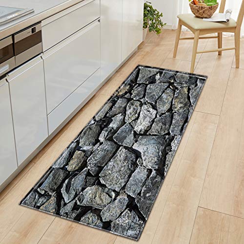 BOVZOX Läufer rutschfestes Küchenmatten Abstrakter Stein rutschfeste Küchenmatten und Teppiche Waschbare Gummiunterlage Fußmatte Mikrofaser 60 x 120cm BOVZOX Läufer rutschfestes Küchenmatten Abstrakter Stein rutschfeste Küchenmatten und Teppiche Waschbare Gummiunterlage Fußmatte Mikrofaser 60 x 120cm von BOVZOX