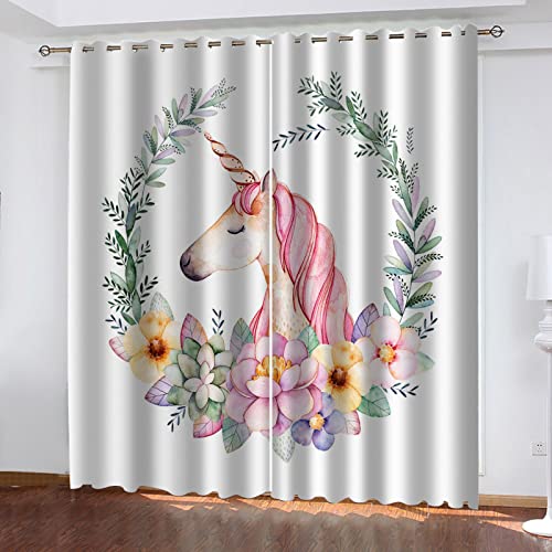 BOVZOX Vorhang Blickdicht ösen Tierblumen Muster Gardine Lichtundurchlässig Fenstervorhang Wohnzimmer Schlafzimmer Größe:2 x B168 x H229cm BOVZOX Vorhang Blickdicht ösen Tierblumen Muster Gardine Lichtundurchlässig Fenstervorhang Wohnzimmer Schlafzimmer Größe:2 x B168 x H229cm von BOVZOX